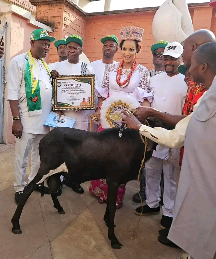 You are currently viewing Nigerian minister of state for Foreign Affairs, Iyom Bianca Ojukwu, honored with prestigious chieftaincy tittle