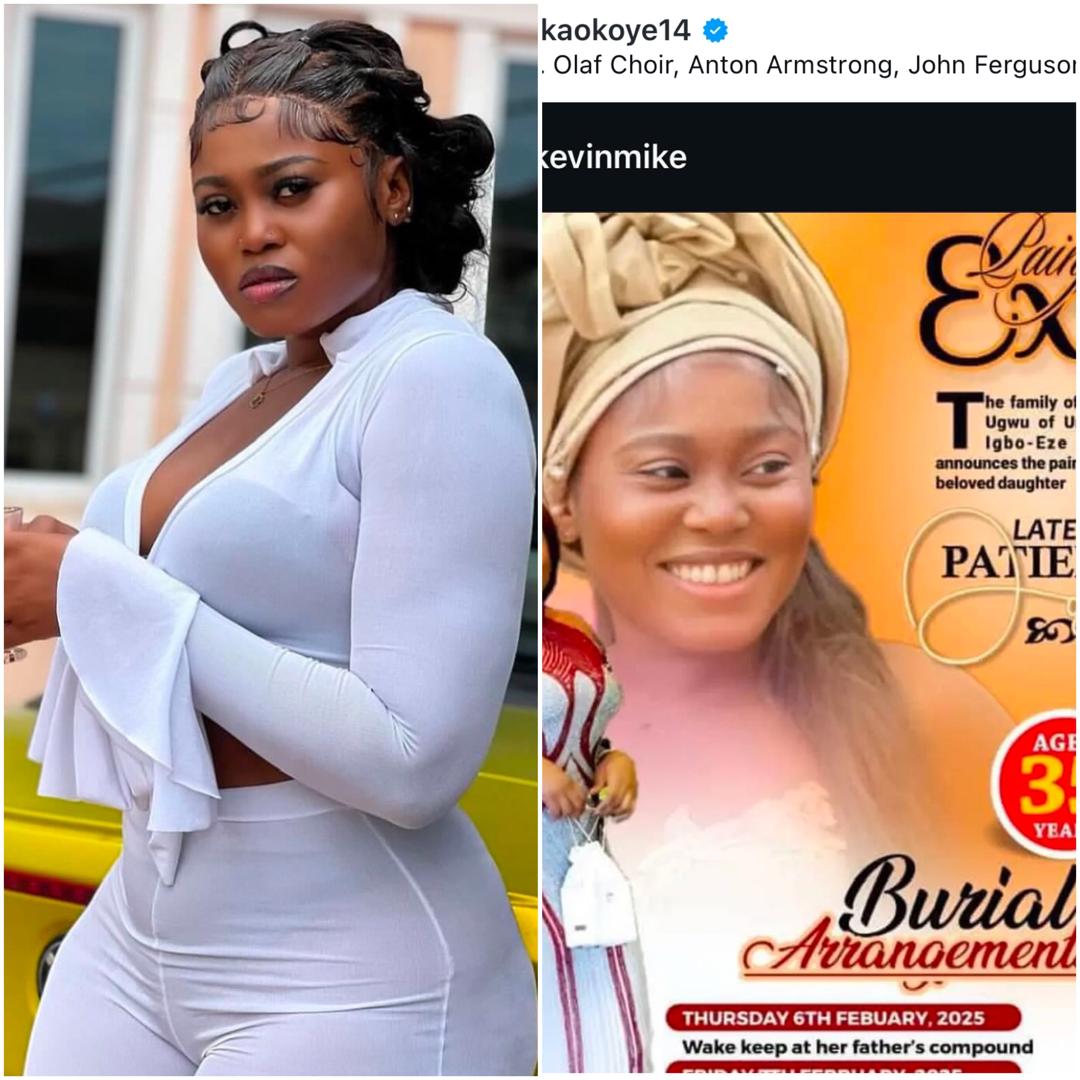 Read more about the article Nollywood has been thrown into mourning as one of its own, Pat Ugwu, has passed away at the age of 35.