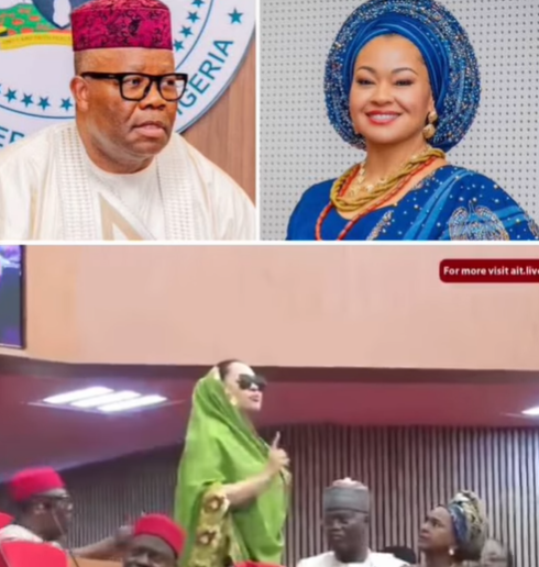 Read more about the article Drama Unfolds in Senate as Senator Natasha Akpoti-Uduaghan Refuses to Be Ejected by Senate President Godswill Akpabio