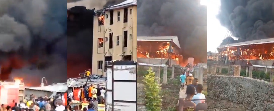 Read more about the article Fire Razes Section of Onitsha Main Market in Anambra: Traders Count Losses