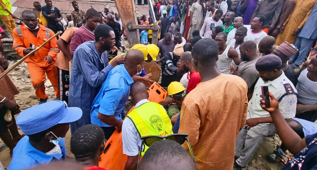 Read more about the article One Dead, Three Injured as Building Collapses in Lagos