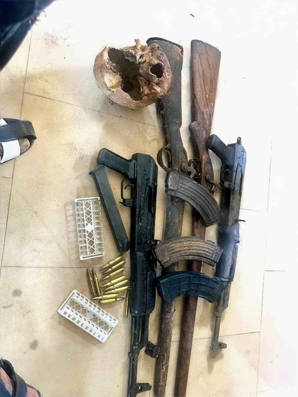 Read more about the article Police Arrest Dethroned Edo Traditional Ruler, Four Others; Recover Human Skull, Arms and Ammunition