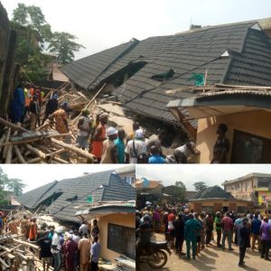 Read more about the article Voices Under the Rubble: Many feared trapped as an uncompleted building collapses in Ikorodu (video)