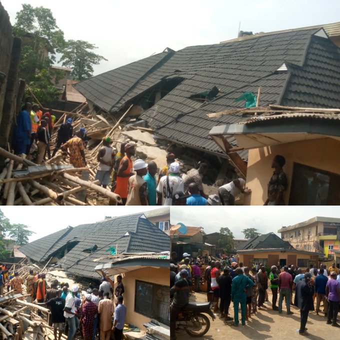 You are currently viewing Voices Under the Rubble: Many feared trapped as an uncompleted building collapses in Ikorodu (video)