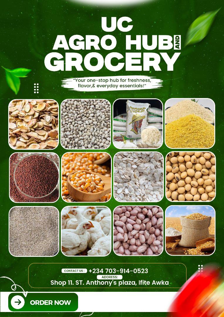 Read more about the article UC Agro Hub & Grocery in Ifite-Awka: Your Trusted One-Stop Shop for Fresh Farm Produce and Affordable Groceries