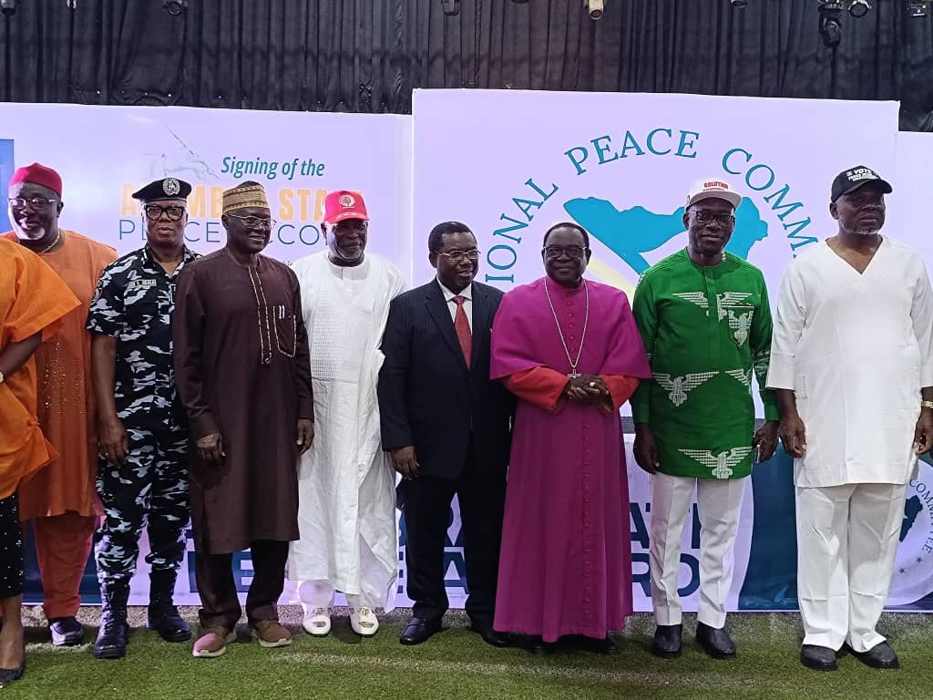 INEC Chairman Assures Anambra of Peaceful, Credible Governorship Election at Peace Accord Signing